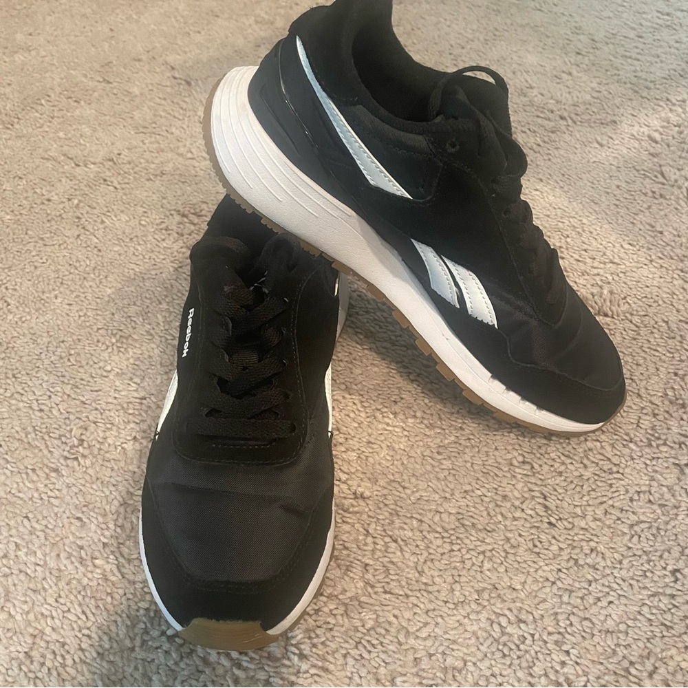 Reebok Women’s Black and White Sneakers